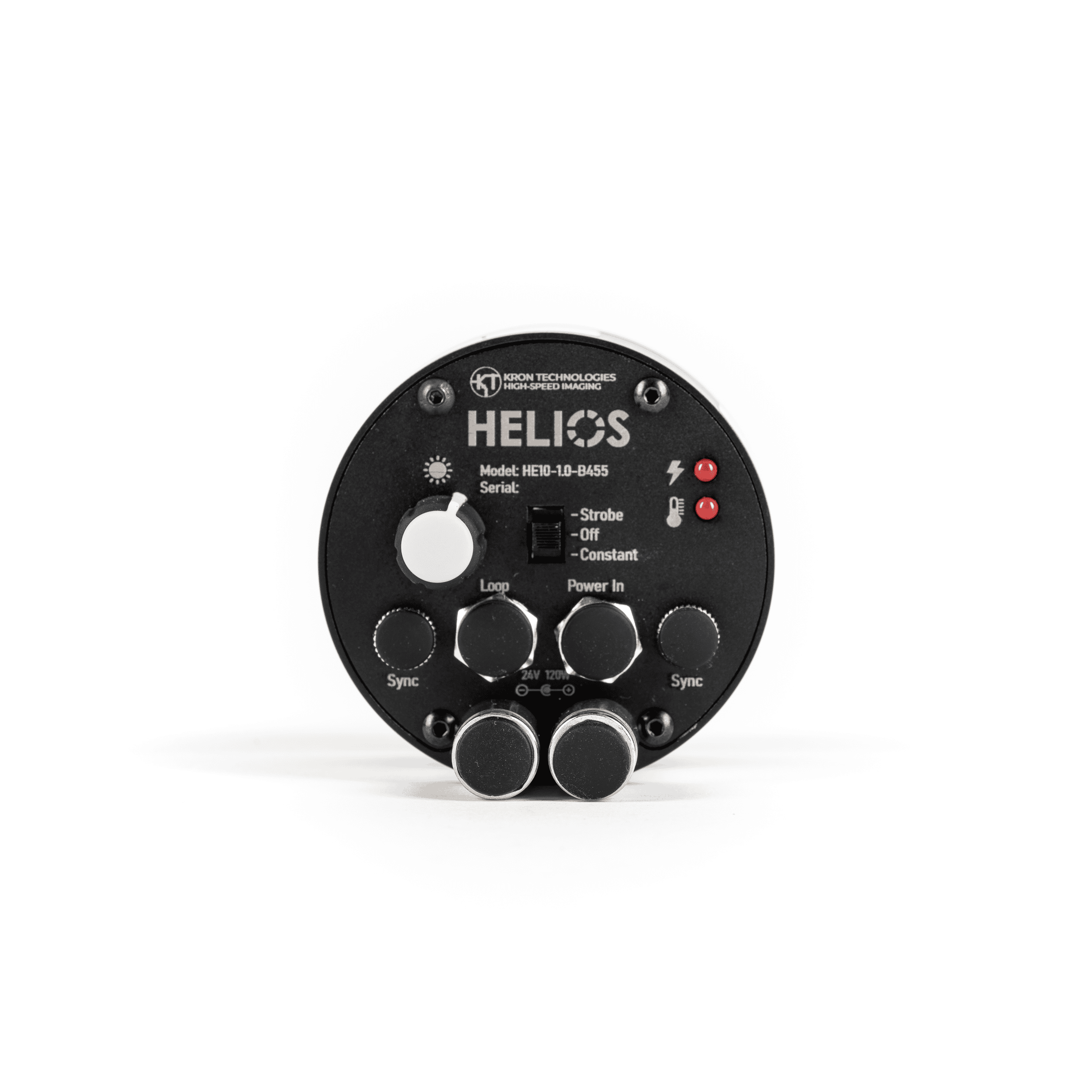 Back side of Helios light