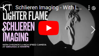 Lighter Flame - Schlieren Imaging