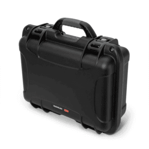 Close-up of closed Nanuk 920 hard case showing rugged NK-7 shell and secure latches